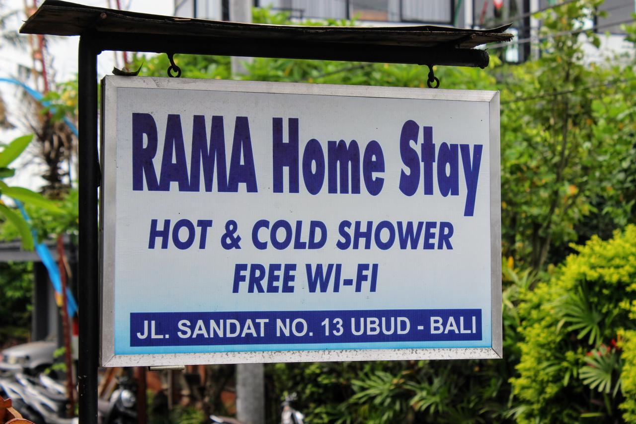 Rama Homestay Ubud Esterno foto
